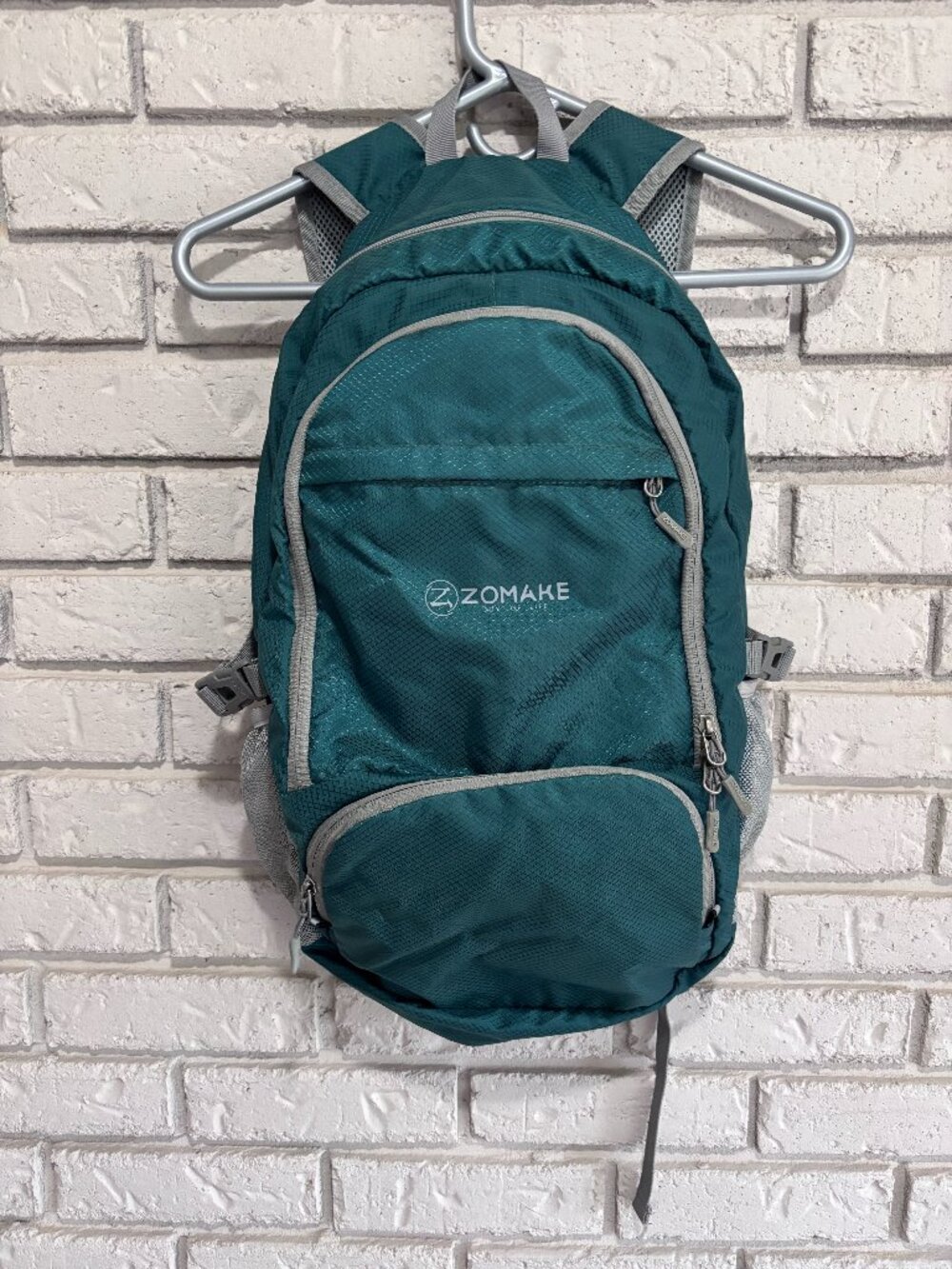 ZOMAKE, Joy of Life, Green NYLON BACKPACK LIGHTWEIGHT Packable